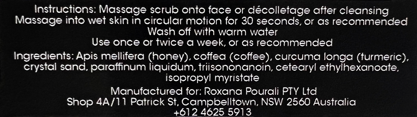 Roxana's Instant Glow Honey Scrub